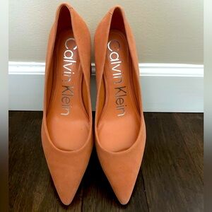 Calvin Klein Suede Pumps